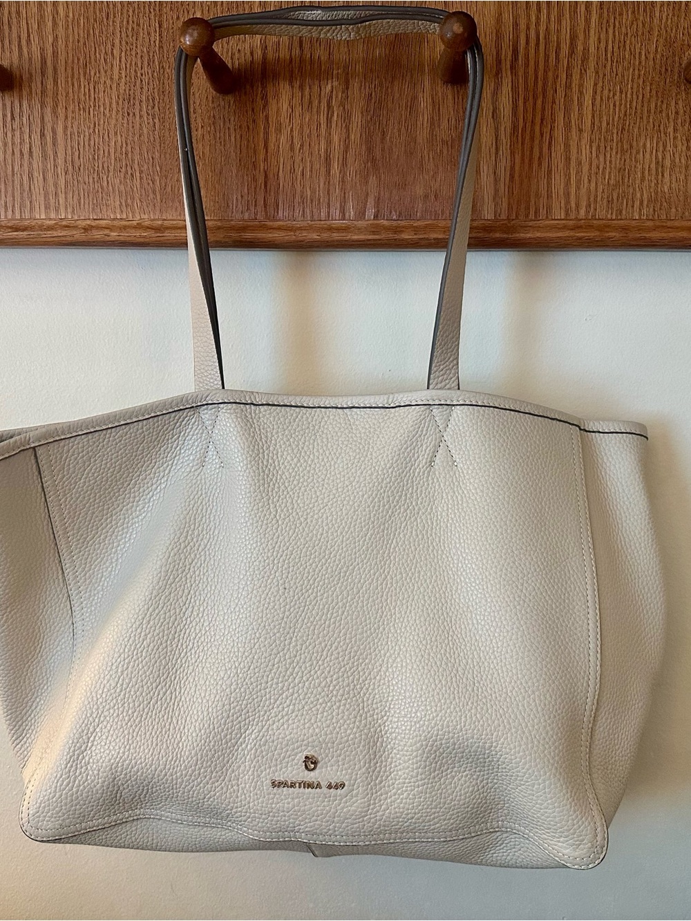 Spartina 449 Siren Tote - Light Cream Leather